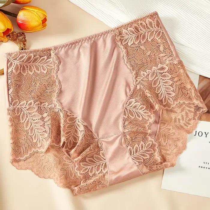 Culotte en dentelle découpée pour femme, culotte taille haute, grande taille, sous-vêtement sexy 138, Goals onlyfans