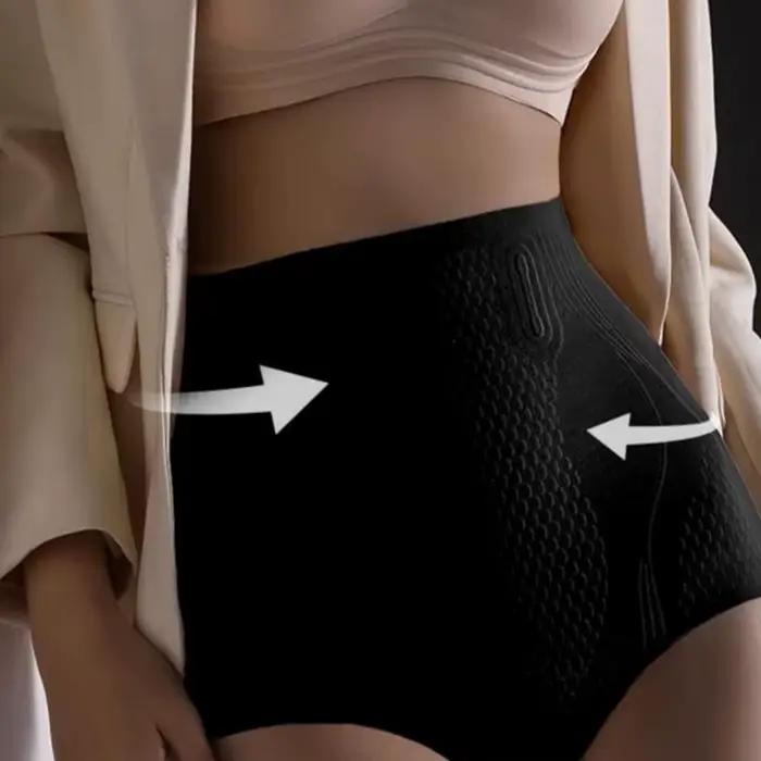TUNIControl-Culotte taille haute sans couture pour femme, sous-vêtement spoant le corps, slip extensible post-partum, culotte décontractée à levage des fesses