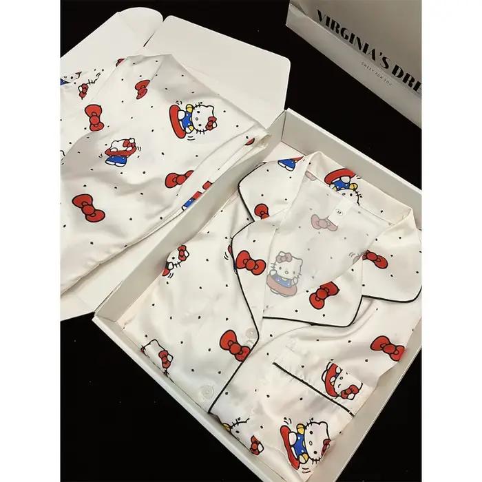Kawaii Hello Kitty pyžamový set