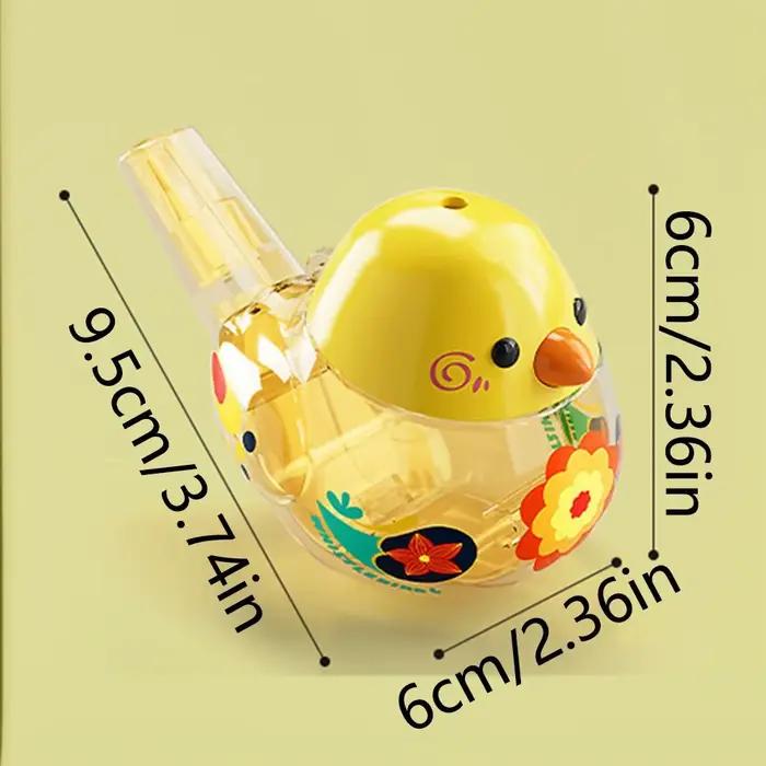 Sifflet d'oiseau aquatique à eau, pour l'entraînement de la prononciation, avec corde de suspension, sifflets musicaux aquatiques, son doux, développe les muscles buccaux