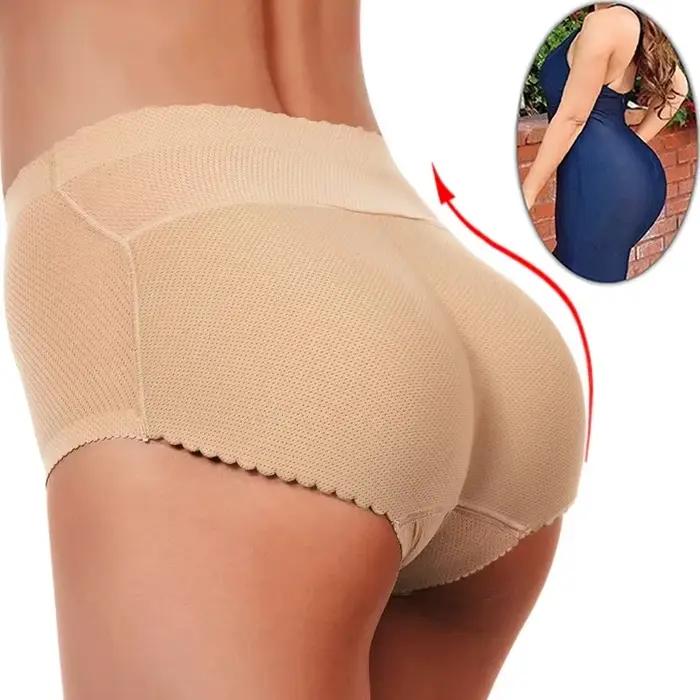 Culotte sculptante rehausse-fesses pour femme avec coussinets de hanche, effet push-up, gainante, invisible