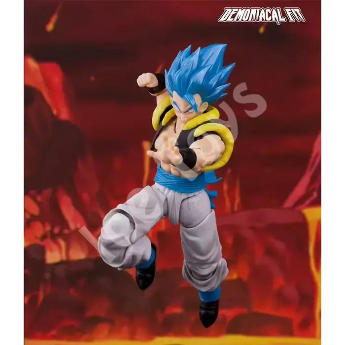 En stock Demoniacal Dragon Ball Zshf Gogeta Ssj Blue Dragon Ball Heroes Waltz Ultimate Dance Anime Model Action Figure Toy Gift
