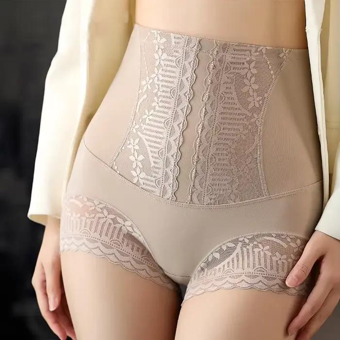 Culotte gainante taille haute pour femme, short amincissant ventre plat, rehausseur de fesses, sous-vêtement sculptant post-partum