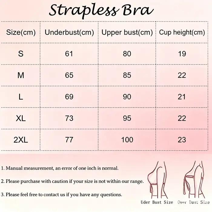 Soutien-gorge sans bretelles pour femmes avec soutien push-up, soutien-gorge antidérapant, confortable et respirant, soutien-gorge uni pour femmes