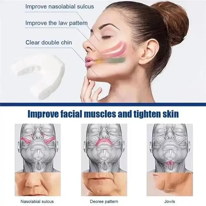 Exercice de mâchoire en forme de U, nouvelle bouche faciale, ligne de mâchoire, Fitness, balle à mâcher musculaire, disjoncteur de morsure, équipement d'entraînement