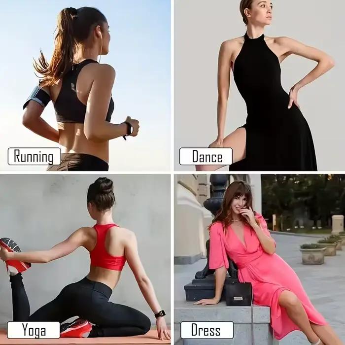 Clips de convertisseur de sangle de soutien-gorge, 3 pièces, cachés, de levage, antidérapants pour la réglage de la sangle, accessoire minimaliste discret