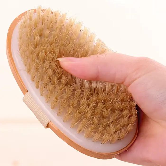 Brosse de bain à poils, brosse de bain, brosse sèche pour le corps, serviette de bain, artefact de frottement du dos, brosse de beauté pour le corps, brosse de Massage