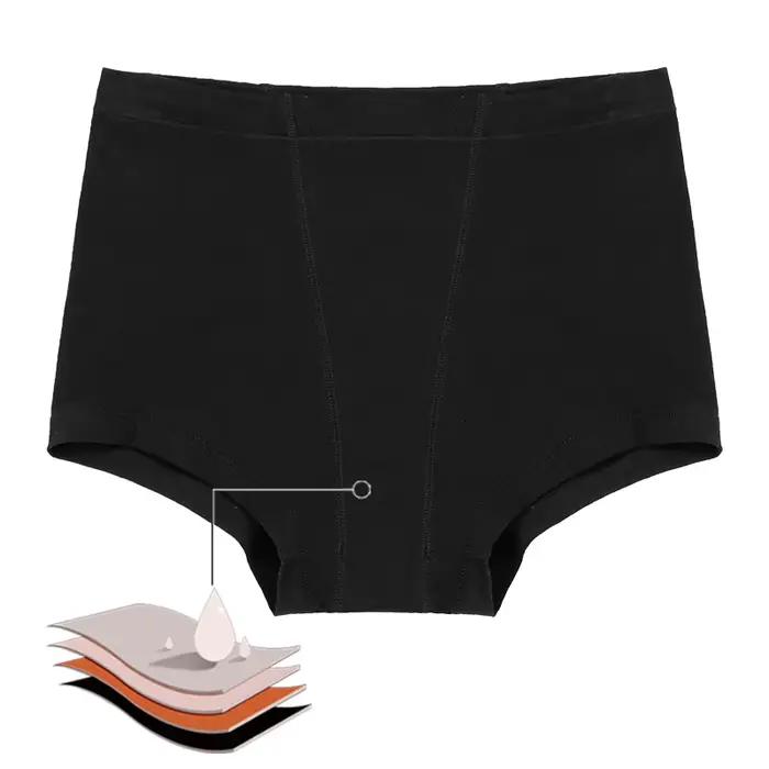 Culotte menstruelle femme flux très abondant Boxer menstruel taille haute culotte menstruelle coton sous-vêtements menstruels Cycle