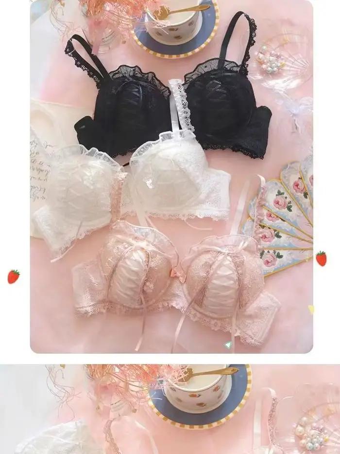 Lolita-Soutien-gorge de Rhen dentelle, sexy, ajustable, anti-6 000, doux, tempérament
