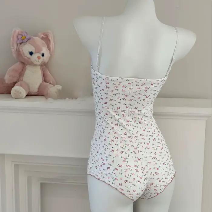 Onesie-Pyjamas floraux mignons pour femmes, ensemble de pyjamas PJ, CoAdvantages, Esthétique