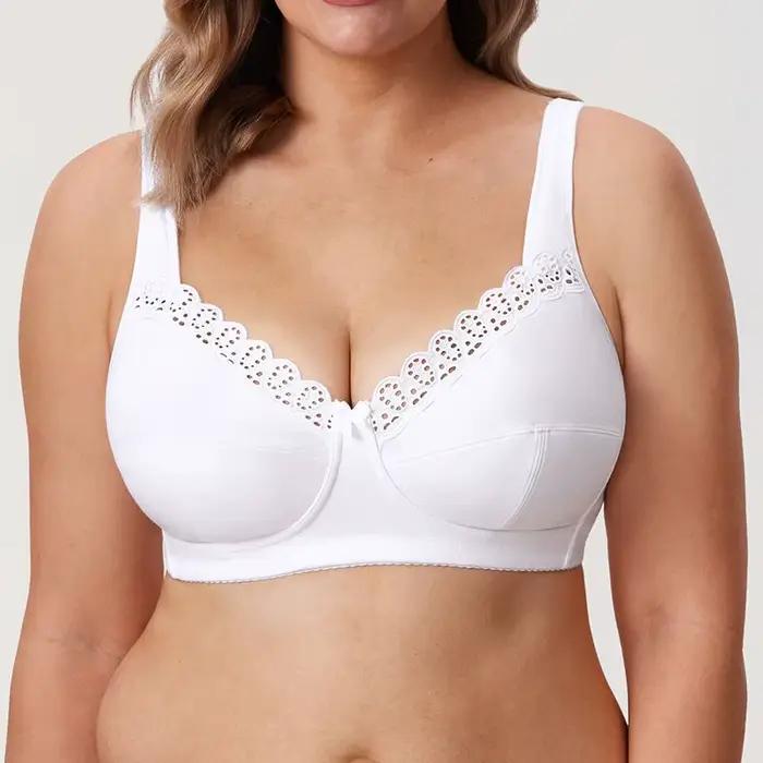 Soutien-gorge Grande Taille Delimira pour Femme – Lingerie Quotidienne DELIMIRA Noir Blanc – Collection Été 2026