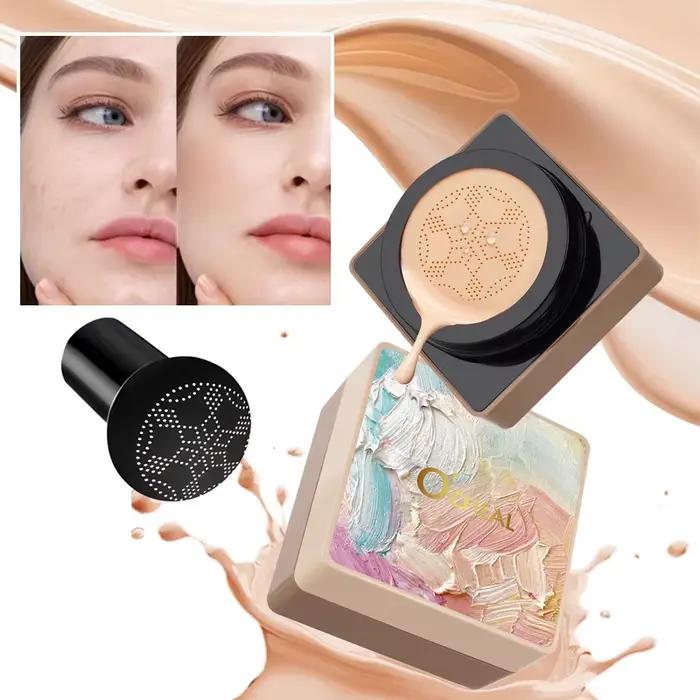 Crème CC O'CHEAL Mushroom Cushion, couvrance légère, longue tenue, hydratante, waterproof, contrôle du sébum, correcteur, crème BB, maquillage
