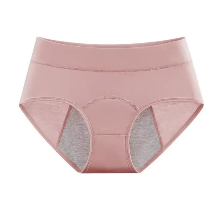 Bavlněné menstruační kalhotky s vysokým pasem, menstruační prádlo