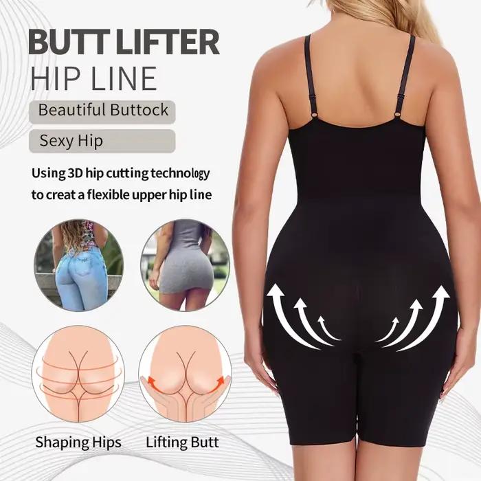 Nouveau Body Shapewear femmes débardeur contrôle du ventre corps complet Shaper Anti frottement Shorts minceur taille formateur bout à bout