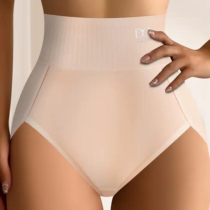 Taille haute Shaper culottes pour femmes sous-vêtements sans couture grande taille femme coton slips respirant intimes