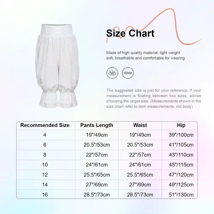 Pantalon victorien de la Renaissance médiévale pour filles, pantalon en dentelle, Costume de pèlerin, jeu de rôle, Bloomers de fête, pantalon ample à volants