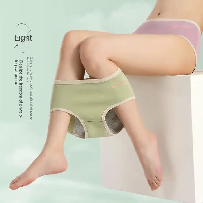 3 pièces/ensemble période menstruelle culottes femmes coton doux étanche période caleçon respirant femme imperméable menstruation Breifs