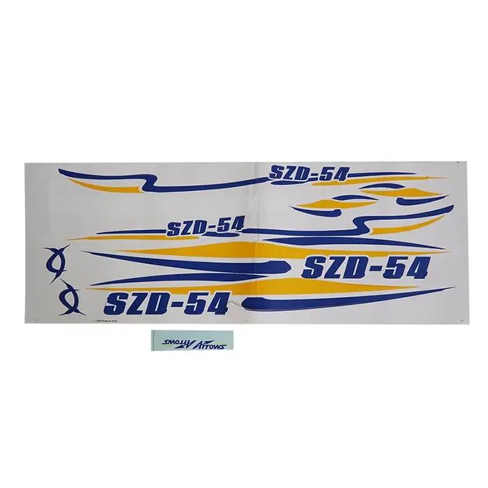 Queue plate Szd-54 de fil d'acier de cockpit d'hélice d'ailes principales de corps d'accessoires d'avion de Der foetal de la flèche bleue 2000mm