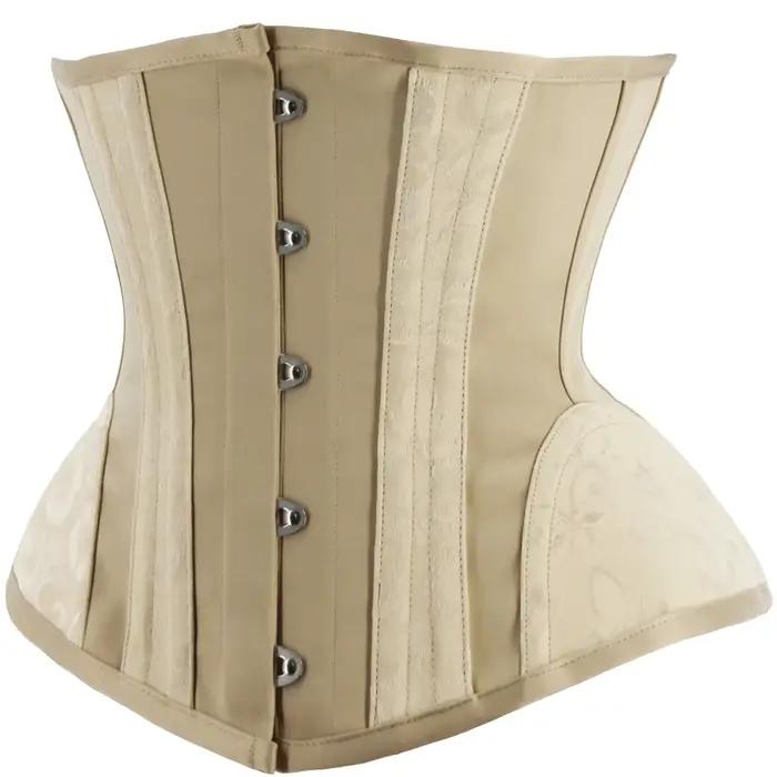 Corset court en forme de sablier pour femmes, Bustiers et Corsets gothiques Sexy, sous le buste, entraîneur de taille, amincissant, cintré à la taille