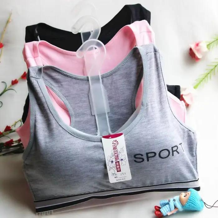 Soutien-gorge de sport pour adolescentes, confortable, sans couture, rembourré, pour filles et femmes, idéal pour la gym, le fitness, le yoga, sous-vêtement de maintien pour jeunes filles