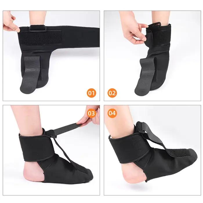 Chaussette d'attelle de nuit pour fasciite plantaire, attelle douce pour civière du Fascia plantaire, tendinite d'achille, soutien du sommeil, soulagement de la douleur des bottes
