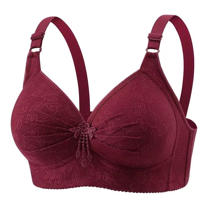 Soutien-gorge confortable et respirant pour femmes, sous-vêtements de grande taille, bonnet 36-50 B C sans anneau en acier, brassière Push up, Lingerie pour dames, nouvelle collection