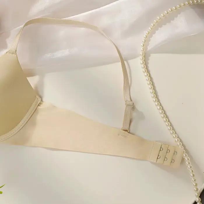 Soutien-gorge à armatures pour femmes, couleur unie, avec bonnets rembourrés et bretelles réglables, T-Shirt à couverture complète, confortable, usage quotidien
