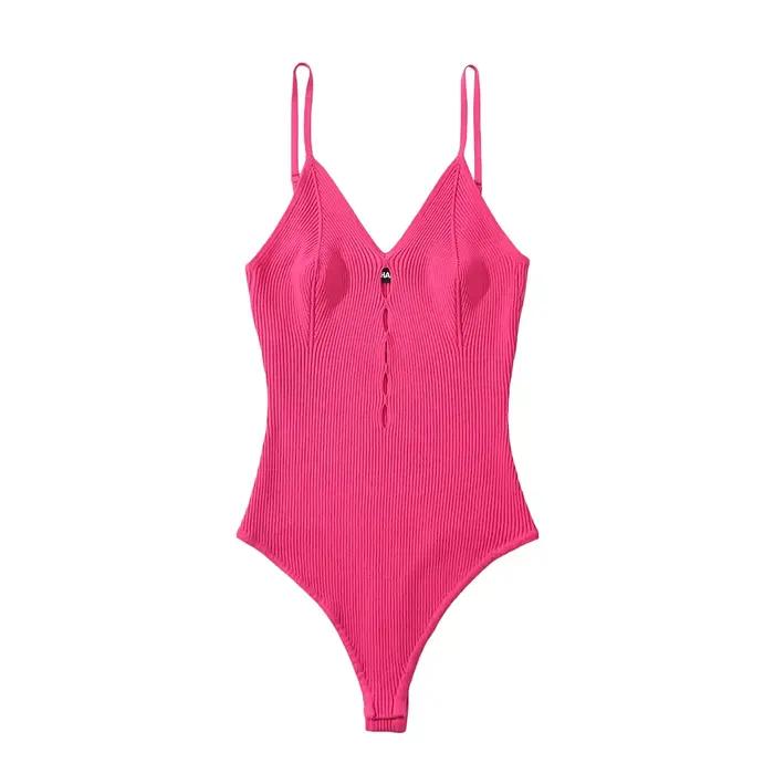 Body tricoté sexy pour femmes, combinaison moulante, noir, découpe, crochet, dos nu, été, 2023