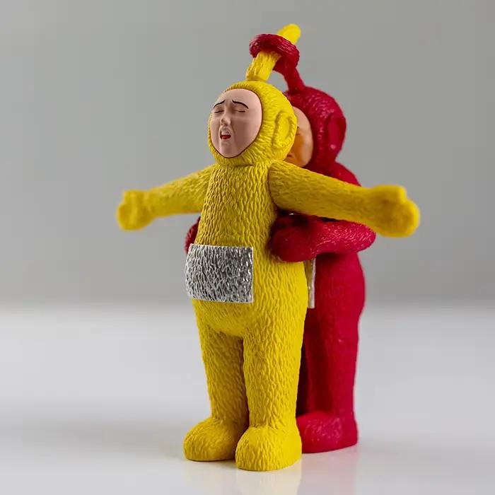 Figurine de collection en vinyle Teletubby parodiant un Minion, jouet de dérision, crossover Titanic, décoration intérieure pour collectionneurs adultes