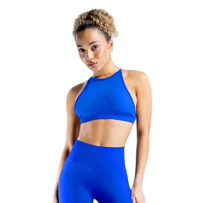 Soutien-gorge de sport de Yoga dos nu sans couture pour femmes, beau dos croisé, respirant, séchage rapide, mélange de Nylon, Fitness, entraînement de gymnastique