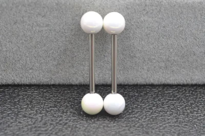 Bijoux de piercing pour le corps, barre d'anneau pour la langue et les continents, barre de piercing