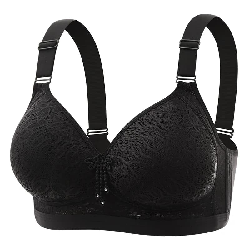 Soutien-gorge d'allaitement confortable réglable, Section fine sans anneau en acier, gros seins appa