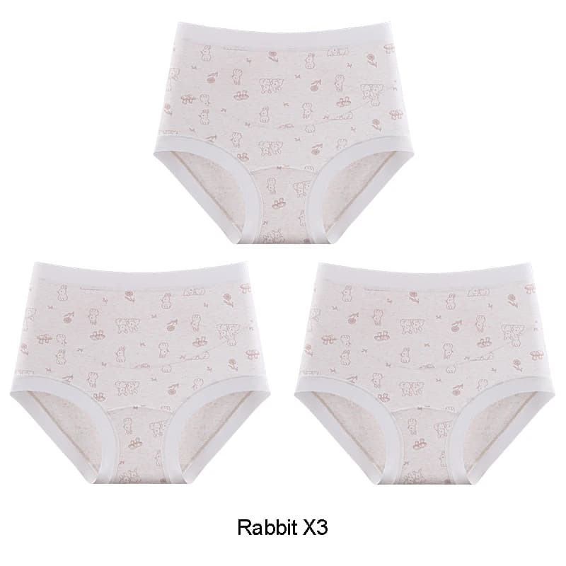 Culotte post-partum respirante en coton pour femmes, vêtements intimes de dessin animé pour femmes, 