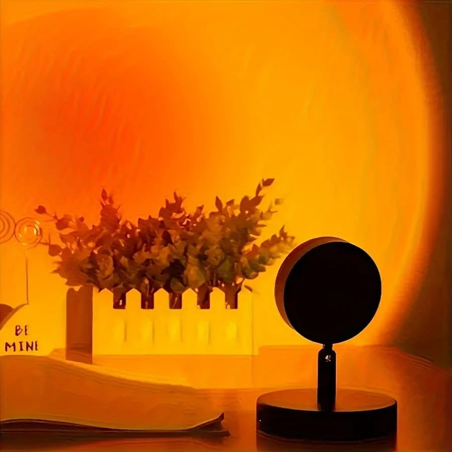 Lampe d'ambiance coucher de soleil, veilleuse, lampe de chevet, lampe de coucher de soleil pour la p