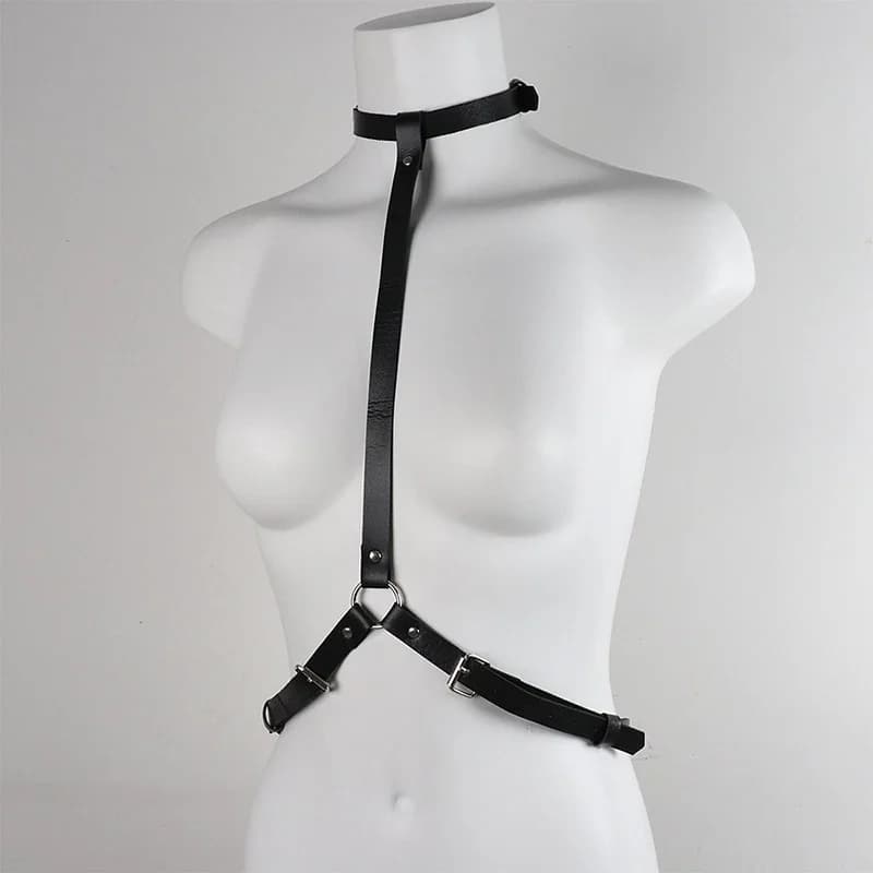 Porte-jarretelles en cuir PU pour Couples, ensemble de Lingerie érotique pour femmes, Corset Sexy, h