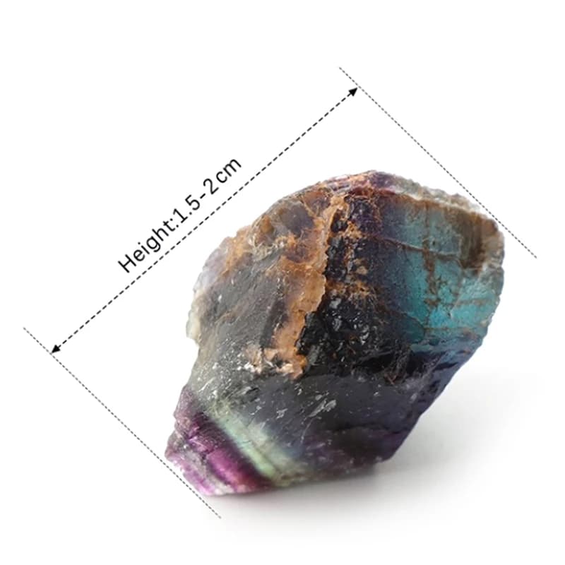 Pierre de lune en cristal naturel, pierre précieuse brute, Quartz poli, Labrumen ite, poisson artisa