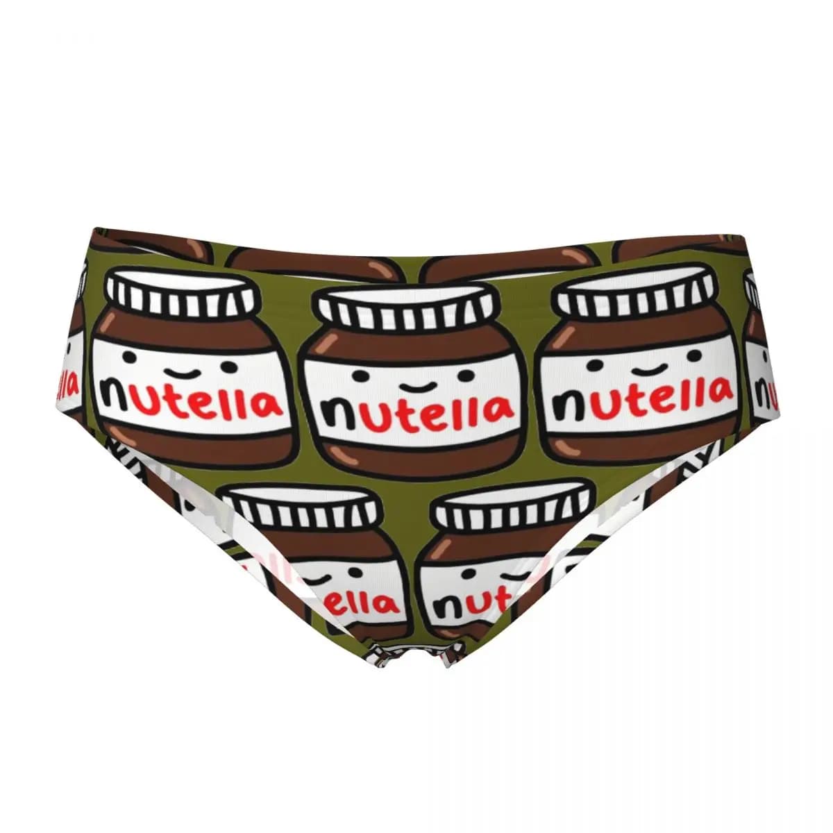 Slip Nutella personnalisé, slip confortable pour femmes, sous-vêtements respirants