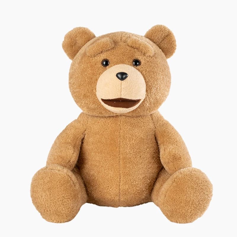 Peluche ours en peluche TED2 du film, 25/35/45 cm, avec pull, jouet en peluche doux, cadeau pour la 