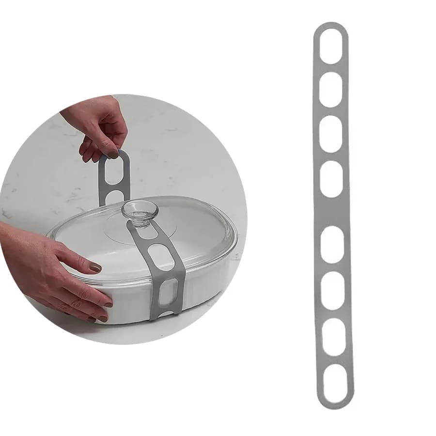 Sangle de couvercle réutilisable en Silicone, 54cm, bande élastique universelle, support de couvercl
