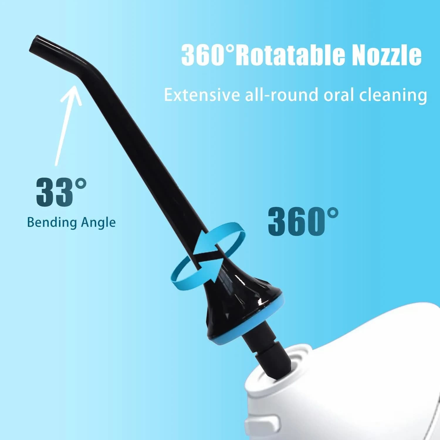 Embouts de remplacement pour COSLUS/Oralfree/Nicwell/Nicefeel/Mospro/Zerhunt, irrigateur buccal, têt