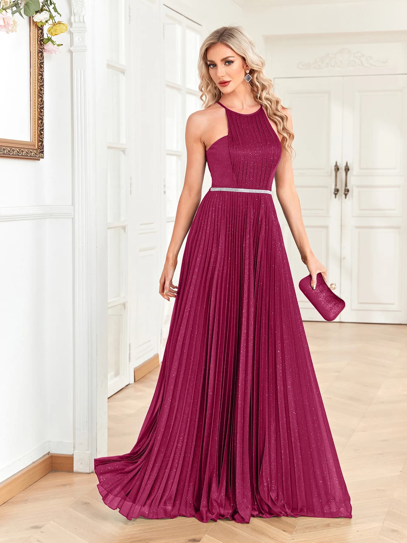 Lucyinlove luxe Sexy dos nu robes femmes élégantes soirée formelle longues robes De soirée brillant 