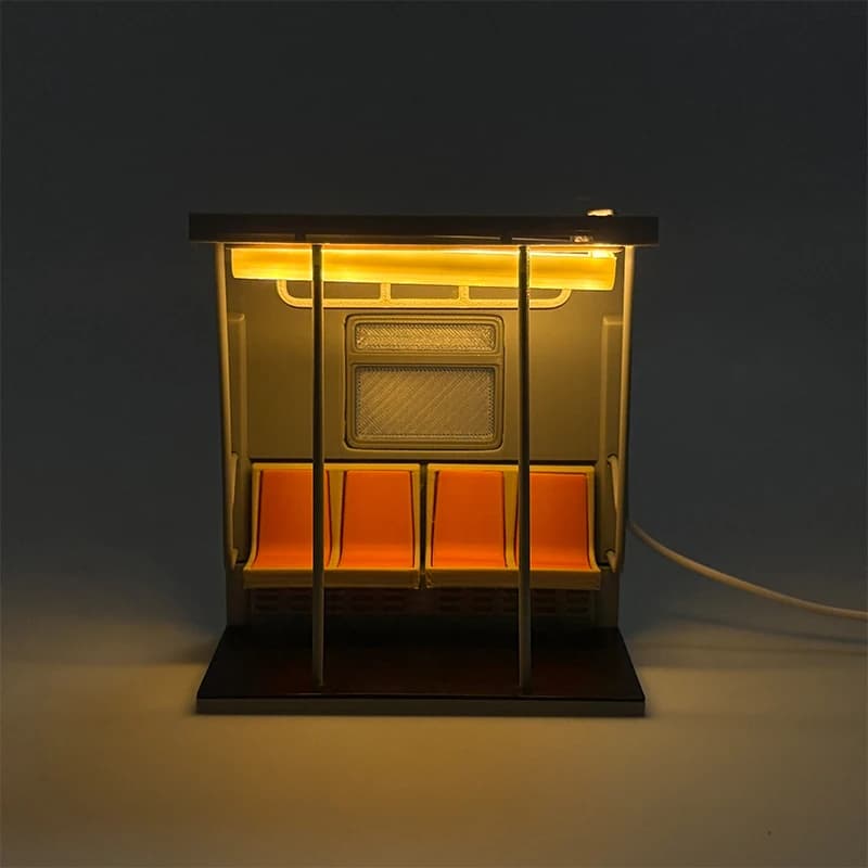 Lampe de train de métro de New York, luminaire de plafond créatif pour wagon de métro, lampe suspend
