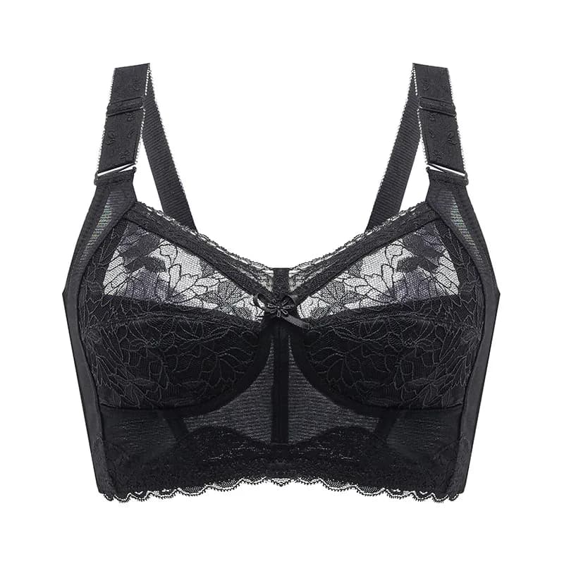 Soutien-gorge de levage et de soutien sans fil pour femmes, grande taille, Anti-affaissement, réglab