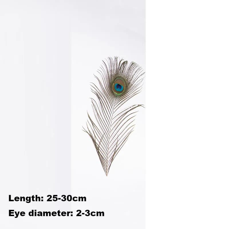 Plumes de paon 25-30cm, centres de Table, Grand/moyen/petits yeux, Plume de paon, décoration de fête