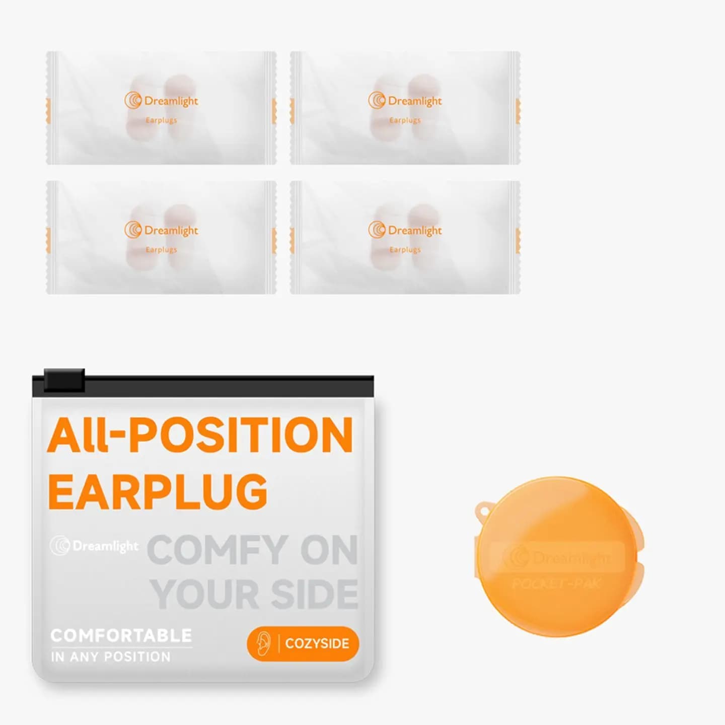 Nouveaux bouchons d'oreilles en silicone Dreamlight pour le sommeil et le travail, réduction du brui