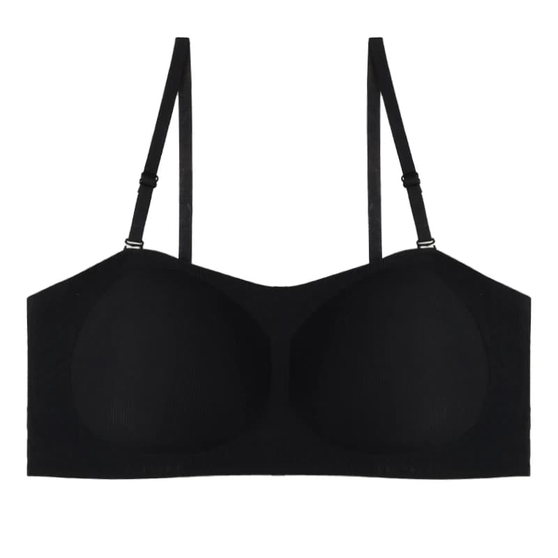 Soutien-gorge sans bretelles pour femmes à petite poitrine, push-up, antidérapant et anti-chute, sou