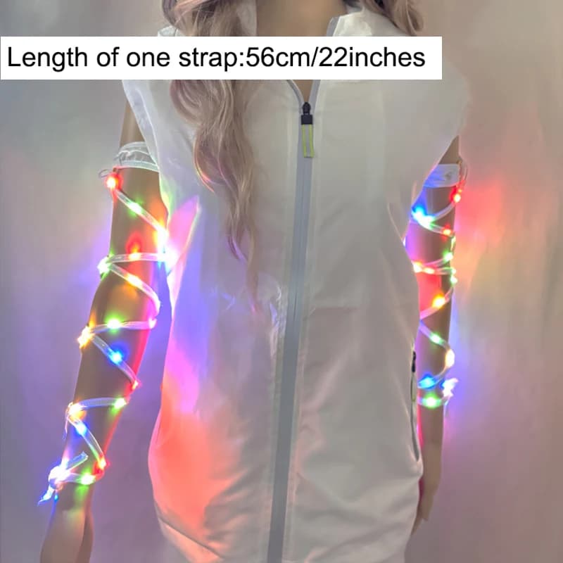 Sangle de bras lumineuse Sexy pour femmes, accrocheuse, lumière LED, Bar, danse, spectacle nocturne,