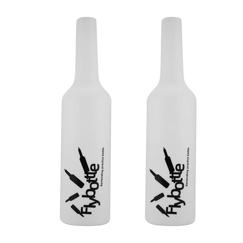 2X blanc Flair barman barman pratique Silicone Bar Pub bouteille vin Cocktail Shaker