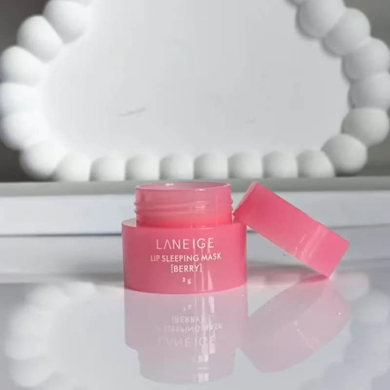 Masque de nuit pour les lèvres Laneige 20g, baume réparateur hydratant, saveurs Strawberry Shortcake