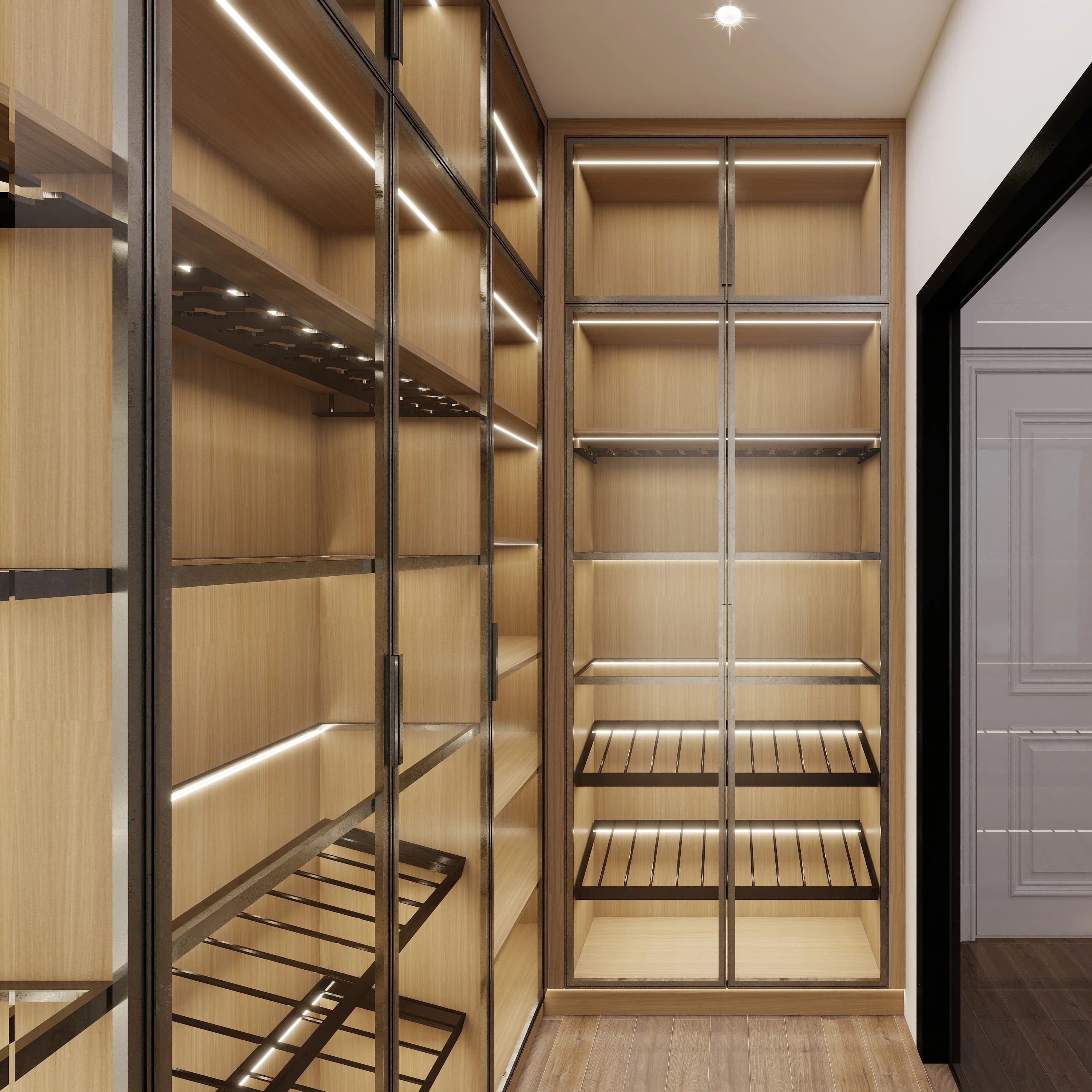 Vitrine en bois pour vin au Design moderne, grand Bar de rangement, salon